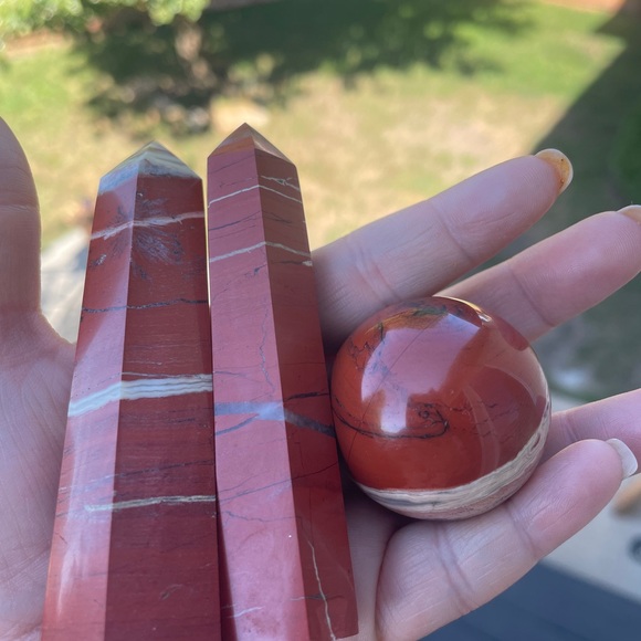 Bundle of Red Banded Jasper - Picture 3 of 9